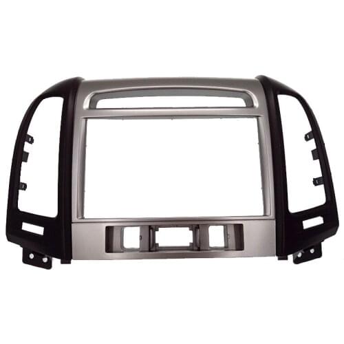 ITYAGUY Double Din Car Fascia for Hyundai Santafe 2011 Radio DVD Stereo CD Panel Dash Mount Trim Kit Face Bezel Facia Plate