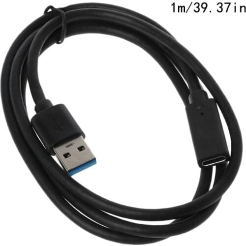 USB 3.0 Male to Type C Female Adapter Cable for USB C Charging and Data Sync 1m