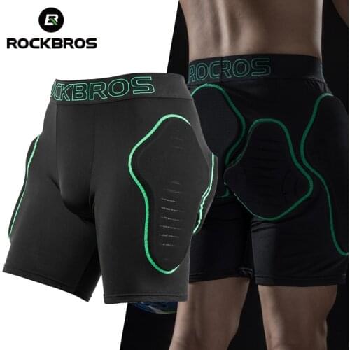 Outdoor Skating Snowboarding Skiing Shorts SBR Padded Shock Protective Shorts For Ski Roller Skate Snowboard MTB Hip Protection
