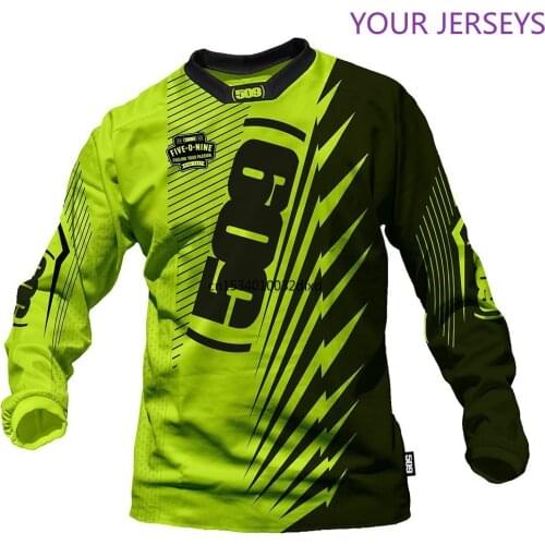2021 Men Brand Moto GP Mountain Bike Bicycle Motocross Jersey Offroad Racing Riding DH MTB T-Shirt Clothes XS-5XL 509 FXR DH