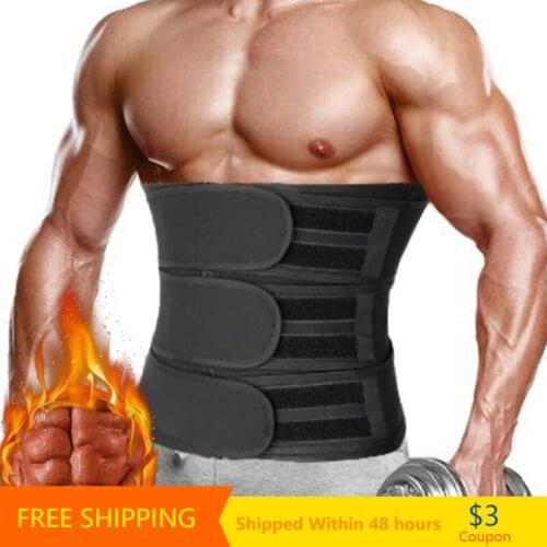 Men Slimming Body Shaper Waist Trainer Trimmer Belt for Weight Loss Core stability Abdominal muscle shaping Shapewear
