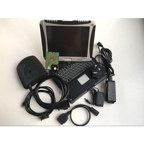 New arrival auto diagnostc tool for Honda him com scanner for HONDA HDS interface with laptop cf-19 full set ready to work