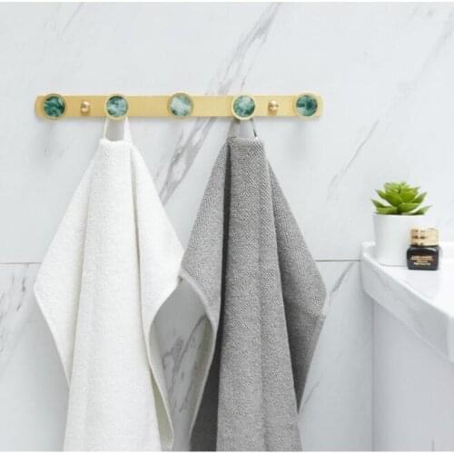 New Arrival Brush Gold Towel Hooks Wall Mounted Robe Hooks,Brief Clothes Hook,Towel Holder,Bathroom hook Brush gold Brass