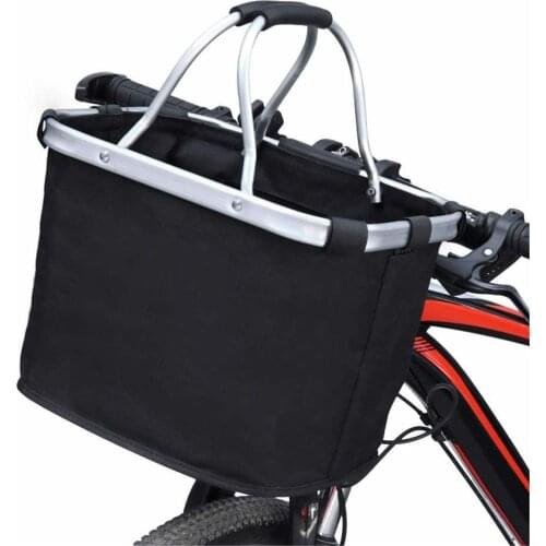 Bicycle Front Basket Top Frame Handlebar Bag Pannier Bag Outdoor Cycling Pet Camping Bags Phone Mount Bags Case Bike Accessories