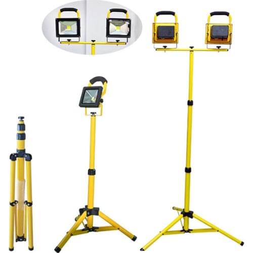 LED Single Lamp Tripod Bracket1.6M Umbrella Stand Portable Outdoor Flood Light Folding Lamp Bracket Movable And Retractable