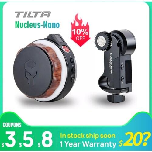 Tilta Nucleus-Nano Wireless Follow Focus Motor Hand Wheel Controller Nucleus N Lens Control System for gimbal Roin-S Crane 2 G2X