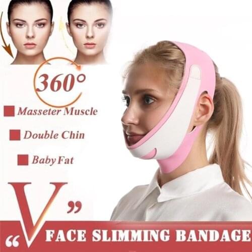 V Shaper Slimming Bandage Face-lift With Sleep Face Relaxation Shape Lift Reduce Double Chin Face Thining Band Massage