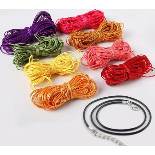 1Pack Waxed Cord 1mm/1.5mm/2mm Waxed Thread Hand Knitting Jewellery Accessories Craft Hot Sale DIY B