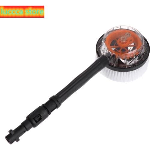 Rotary round high pressure water gun car wash brush for Karcher