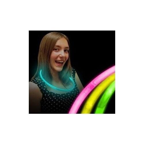 100 pcs New Arrive Glow Stick Light Up Necklaces Glow sticks Lumi Stick Assorted Colors wholesale