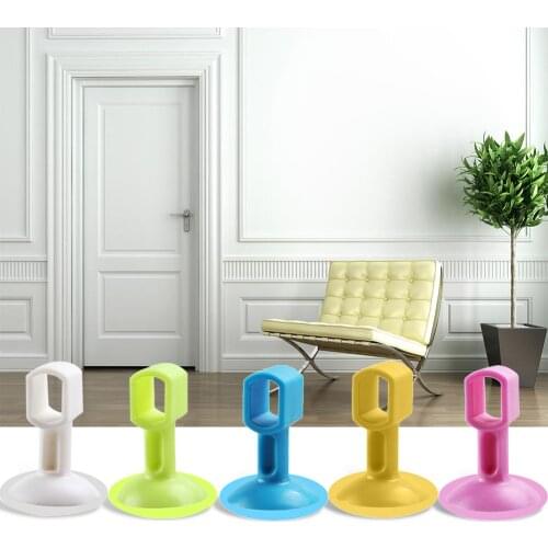 2pcs Anti-collision Silicone Door Handle Protection Plug Silencer Crash Pad Silencer Wall Protectors Door Stopper