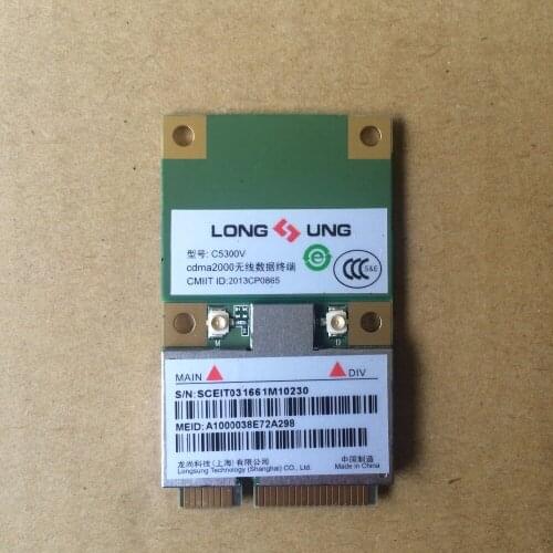 C5300V 3G EVDO Mini pcie wireless module support the 800MHZ Band in the stock free shipping