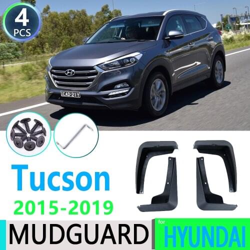 For Hyundai Tucson 3 TL 2016~2019 2017 2018 Fender Mudguard Mud Flaps Guard Splash Flap Car Accessories