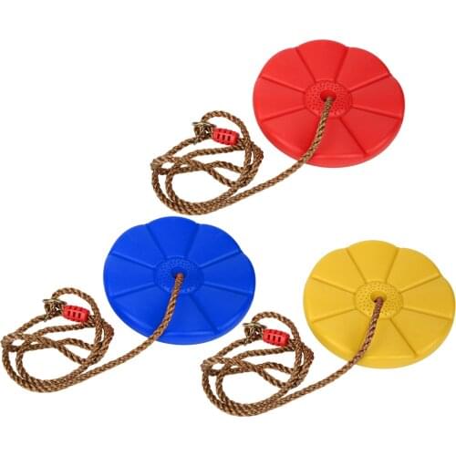ESTINK Children Swing Disc Toy Seat Kids Swing Round Rope Swings Outdoor Playground Hanging Garden Play Entertainment Activity