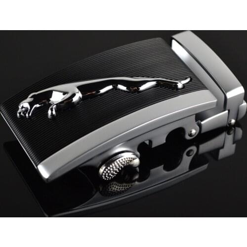 Fashion Mens Business Alloy Automatic Buckle Unique Men Plaque belt Buckles for3.5cm Ratchet men Apparel Accessories LY125-0182