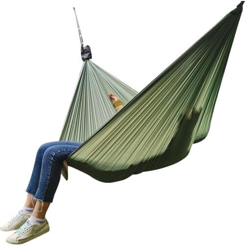 Single Double Adult Hammock Hammocks Sleeping Bed Camping 2 Person Bed Tent Hiking Travel Outdoor