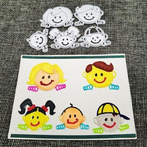 Family Series Metal Cutting Dies Scrapbooking Mold Stencil Die Cuts Card Making DIY Craft Embossing Human Figure