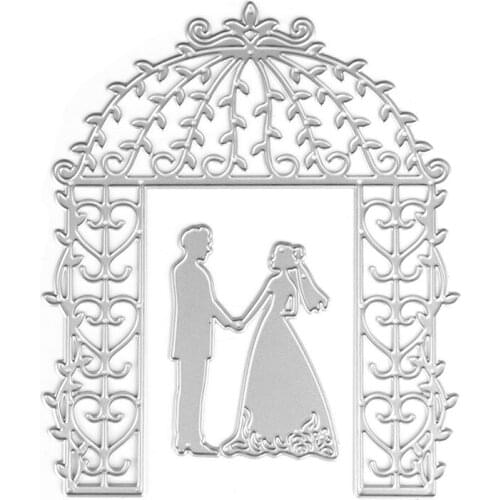 Bride Groom Wedding Die Cutting Dies Stencils DIY Scrapbooking Card Paper Craft Drop Shipping