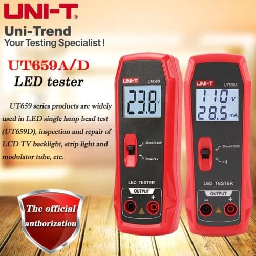 UNI-T UT659A UT659D LED tester LCD TV backlight/light bar/tube inspection and maintenance table