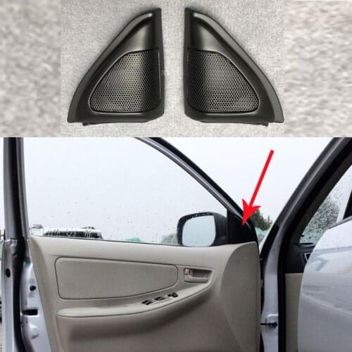 Car Door Triangular Decorative Plate Loudspeaker Cover for Toyota Corolla EX 2003 2004 2005 2006 2007 2008 2009 2010 2011-2016