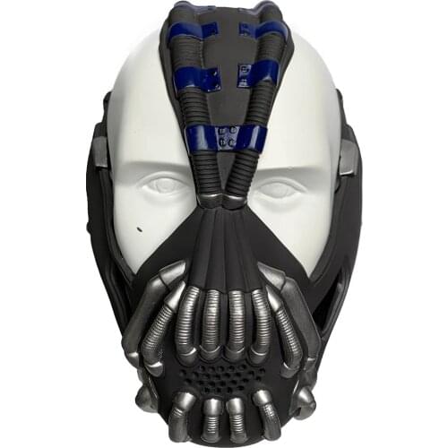 Adult Size Bane Mask Cosplay Mask The Dark Knight Cosplay Helmet Halloween Party Cosplay Prop Movie Horror Mask Halloween
