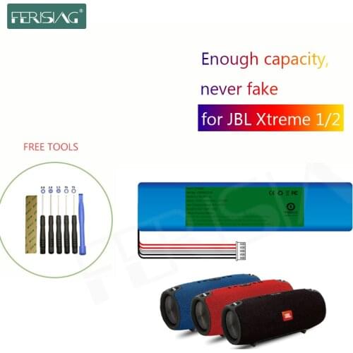 FERISING 37Wh 100% New Speakers Battery for JBL Xtreme 1/2 Replacement SUN-INTE-103 / 2INR19/66-2 / GSP0931134 Xtreme Batterie