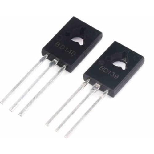 50 pairs BD140 BD139 To-126 IC Gloednieuwe Originele