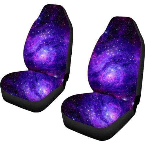 Car Seat Cover for Women Fabric Protector Accessories Soft Washable Decorations, Nebula Starry Sky Design For Suzuki Swift Ford