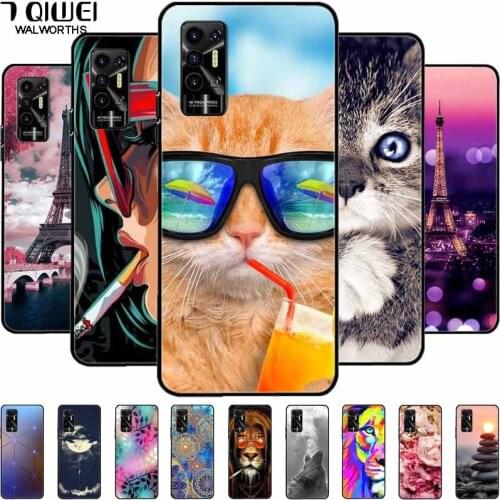 For Tecno Pova 2 Case Phone Cover Silicone Protective Back Cases for Tecno Pova 2 Case Pova2 2021 Soft TPU Funda 6.9'' Hoesje