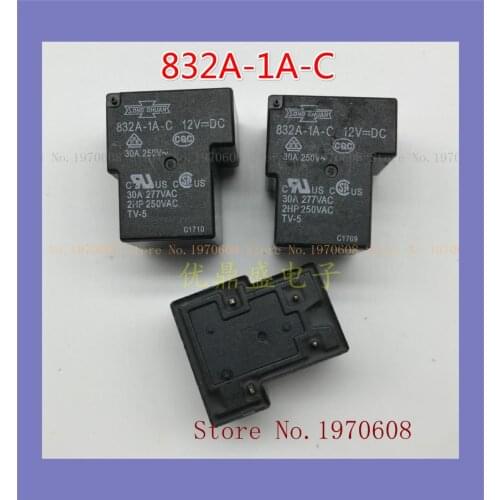 832A-1A-C 12VDC 30A 4 T90