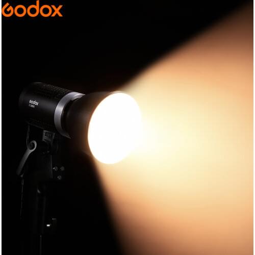 Godox ML60Bi ML60 Bi 60W Bi-Color LED Light Silent Mode Portable Brightness Adjustment Support Li-ion Outdoor LED Light