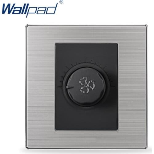 Hot Sale Fan Switch Speed Regulator Wallpad Luxury Wall Switches SS304 Frame