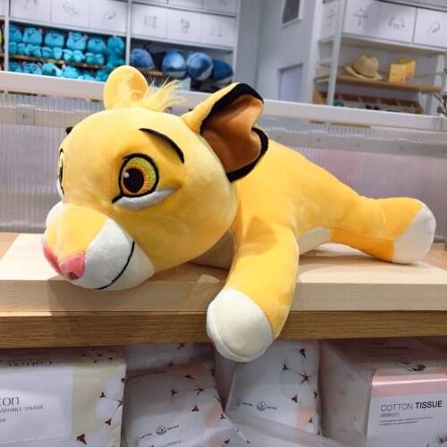 Disney 35cm Jumbo The Lion King Simba Cuddleez Plush Toy Kawaii Soft Pillow Dolls Kids Christmas Gift