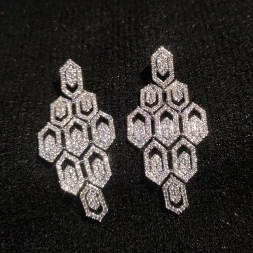 Red Trees Brand High Quality Large Earrings Fashion For Women Banquet Party Holiday Gifts Drop Shipping