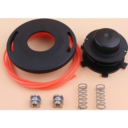 Trimmer Head Spool Cover Spring Kit for STIHL FS55 FS85 FS100 FS120R FS200 FS200R FS250 FS250R FR350 FR450 Trimmer 10mm Hole