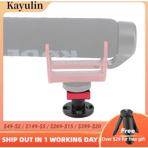 Kayulin Wall Ceiling Table Mount with Hot Cold Shoe Mount Photography for Flash Light DSLR Rig Blackmagic Cinema Camera Cage