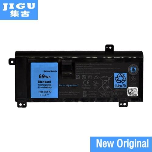 JIGU 11.1V 69Wh Original Laptop Battery For Dell For Alienware 14 A14 M14X R3 R4 Series 14D-1528 G05YJ 0G05YJ Y3PN0 8X70T
