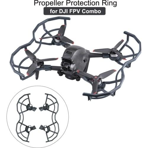 Enclosed Propeller Protector for DJI FPV Combo Drone Blade Fens Props Wing Quick Release Cover Protective Cage Kit Accessory