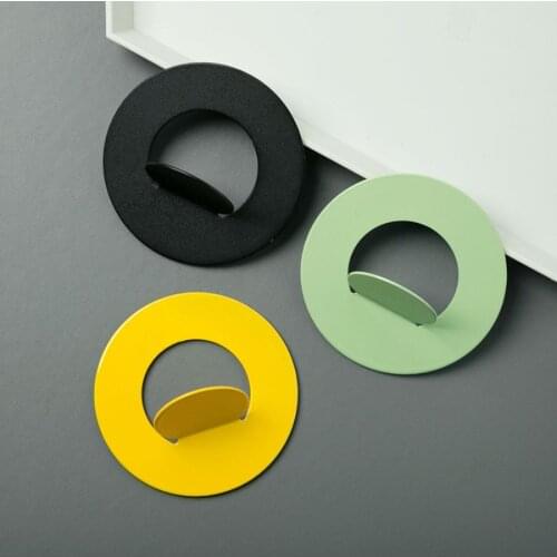 Creative Iron Art Nordic Viscose Self Adhesive Home Kitchen Wall Door Hook Key Rack Kitchen Towel Hanger Aluminum Bathroom Hook