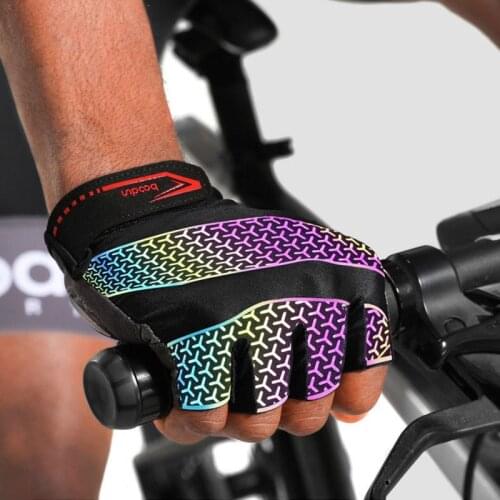 Sports Half Finger Cycling Gloves Anti-Slip Gel Bicycle Riding Gloves Anti Slip For MTB Road Mountain Bike Glove Anti Shock