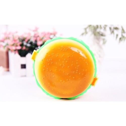 1PC 3 Layer Hamburg Style Lunchbox Thermal Bento LunchBox For Food Plastic Insulation Storage Food Container for kids OK 0343