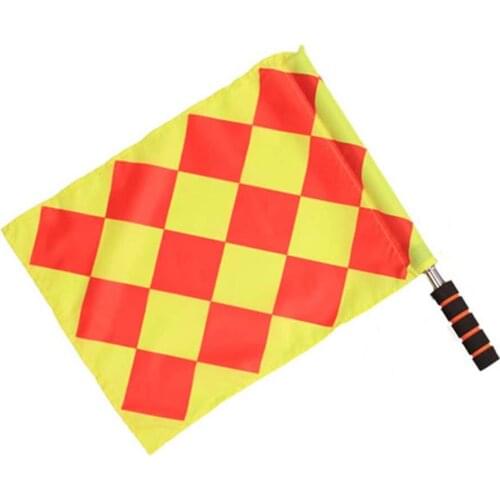 Soccer Referee Flag Track Field Flag Cloth Equipment Match Competition Football Referee Flag Referee Accessories