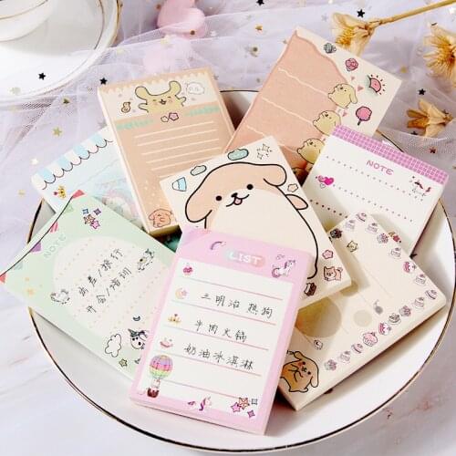 Kawaii Unicorn Little Flower Animals To Do List Planner Memo Pad Loose Leaf Notes Stationery School SupplyLabel
