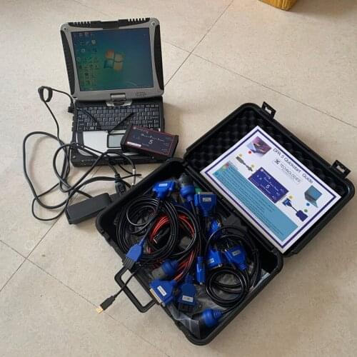 Dpa5 cnh usb diesel truck diagnosis software with laptop cf19 touch screen full set heavy duty scanner 2 years warranty