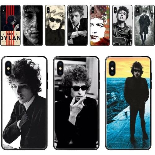 For Huawei Honor 6A 7A 7X 8C 8X 9 9A 9I 9X 10 10I 20 20I 20S Lite Pro Black Soft TPU 2020 New Arrival Bob Dylan Black & White