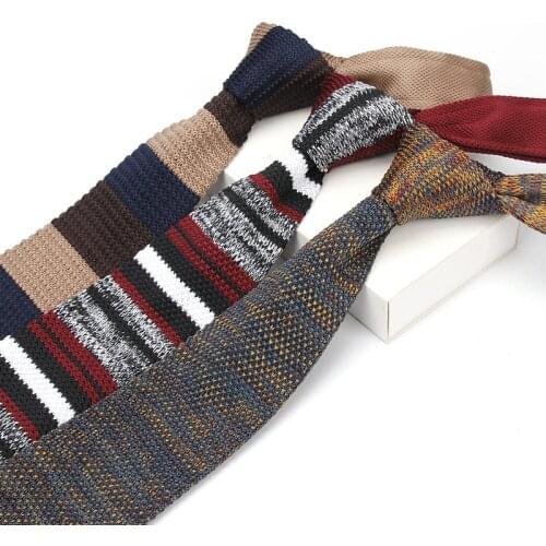 Ianthe Brand New Style Fashion Mens Colourful Tie Knit Knitted Ties Necktie Narrow Slim Skinny Woven Cravate Narrow Neckties