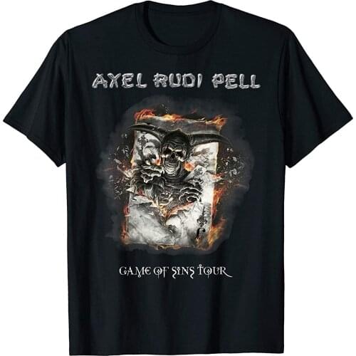 Axel Rudi Pell Game Of Sins Tour Cover Art T-Shirt