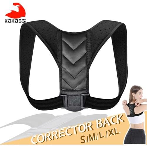 KoKossi Posture Corrector Adjustable Back Belt Support Corset Spine Shoulder Lumbar Posture Correction Support Corrector Unisex