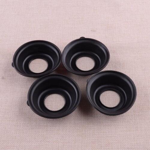 4Pcs Motorcycle Carburetor Plunger Diaphragm Membrane Fit For Kawasaki CSR Twin - KZ750-M1 LTD Belt - KZ750-K1 KZ750-K2