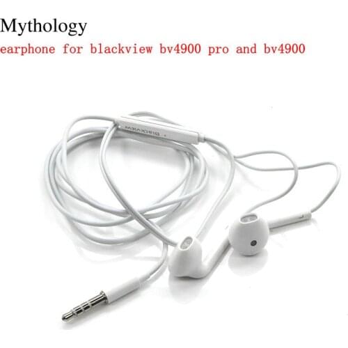 Mythology Earphone Headset for Blackview BV4900 Pro Original Headphone 3.5mm Jack for BV4900